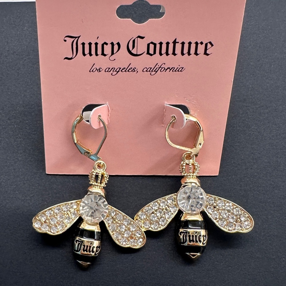JUICY COUTURE 🐝 Bumble Bee 🐝 Earrings 🐝 NWT 🐝